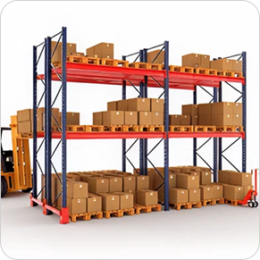 Фронтальные стеллажи